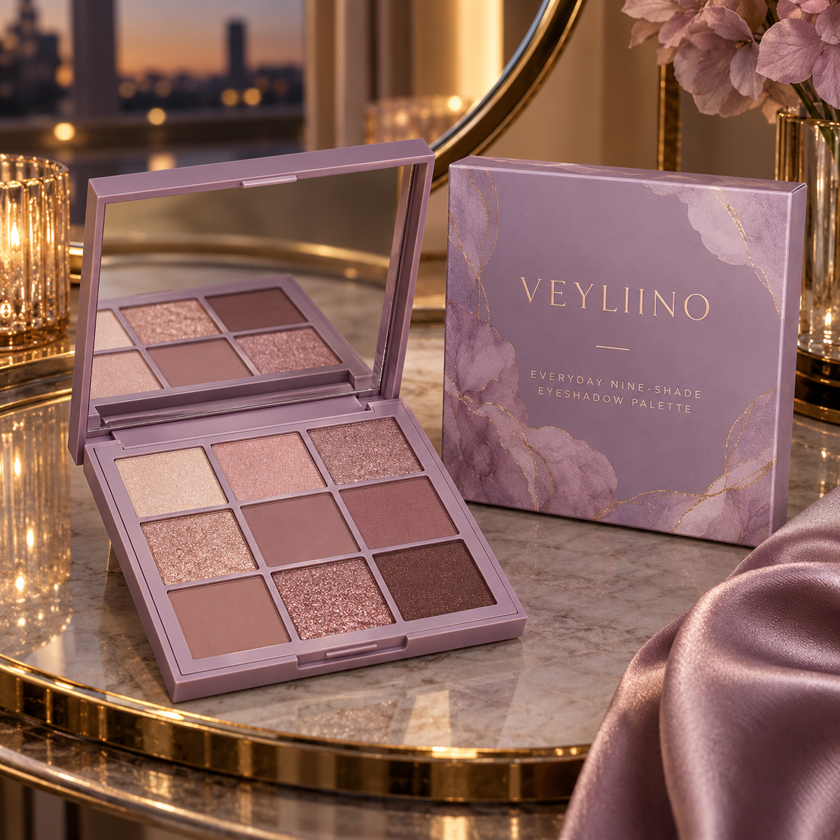 AI-generated Everyday Nine-Shade Eyeshadow Palette concept image 5