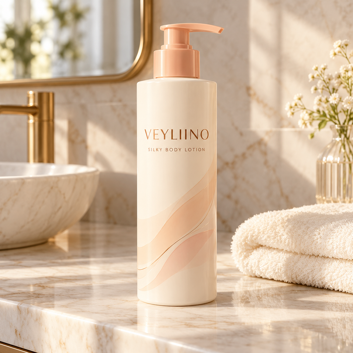 AI-generated Silky Body Lotion concept 3