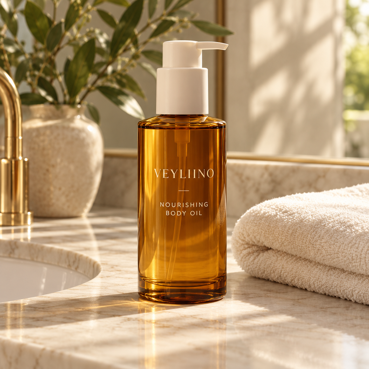AI-generated Nourishing Body Oil concept image 3