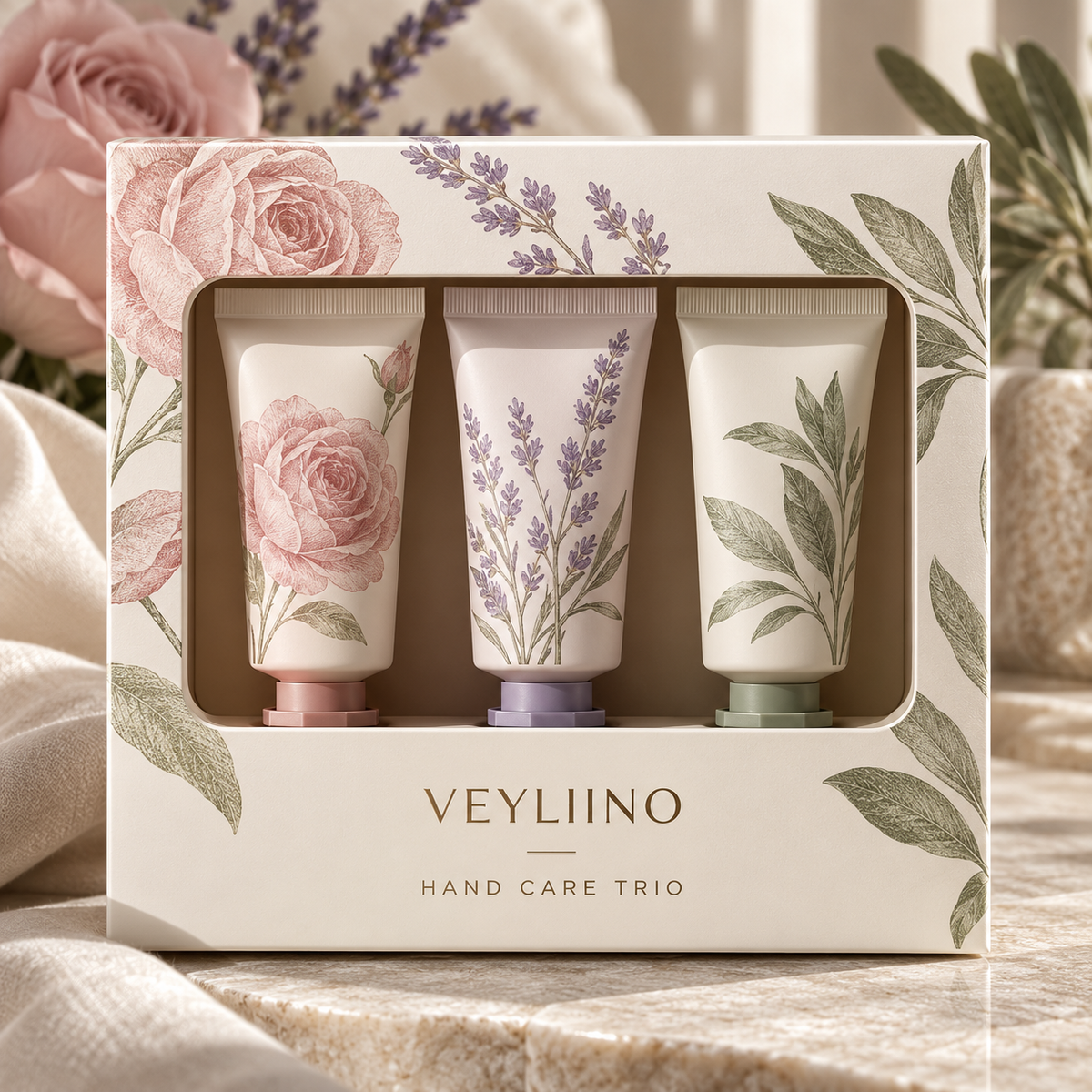 AI-generated Hand Care Trio concept image 2