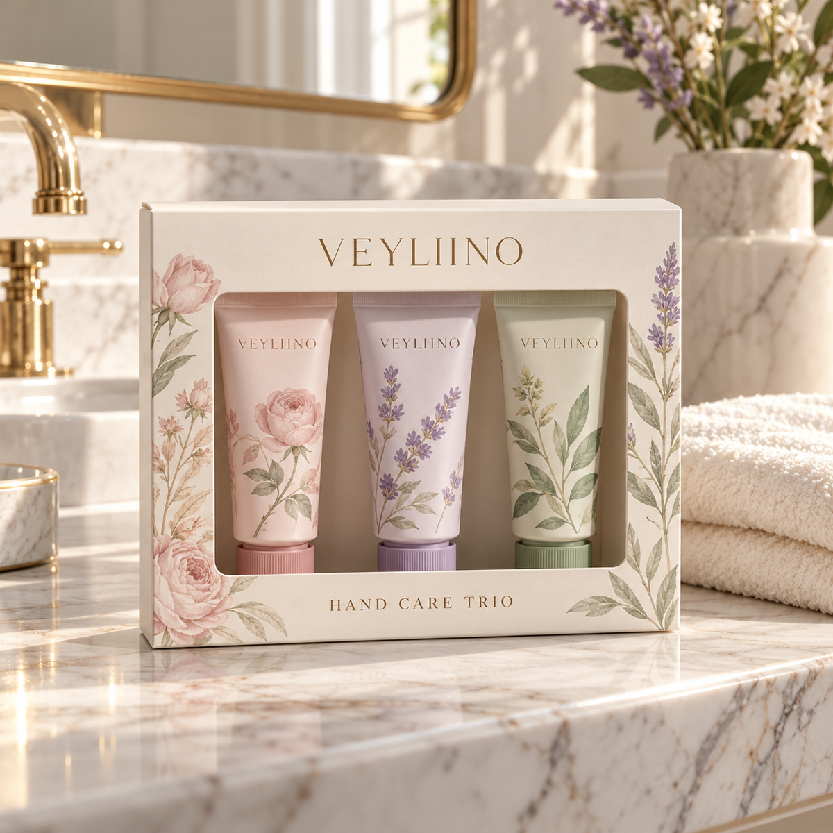 AI-generated Hand Care Trio concept image 3