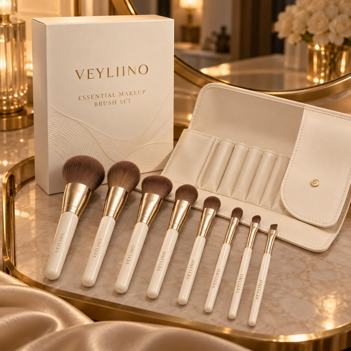 AI-generated Essential Makeup Brush Set concept image 5