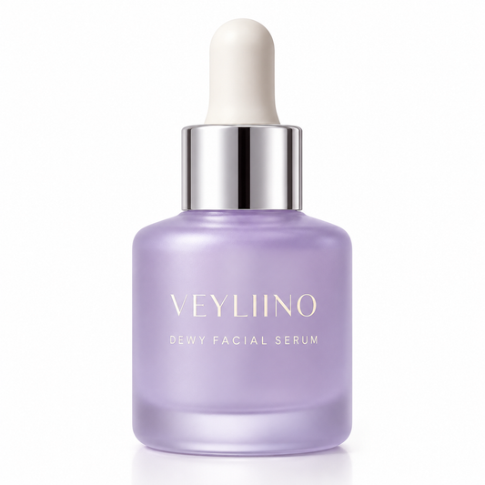 AI-generated Dewy Facial Serum concept image 1; final packaging pending