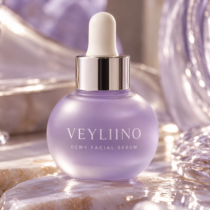 AI-generated Dewy Facial Serum concept image 2; final packaging pending
