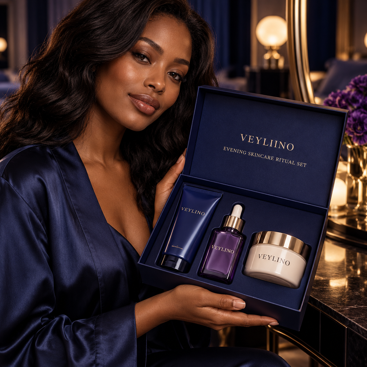 AI-generated Evening Skincare Ritual Set concept image 8