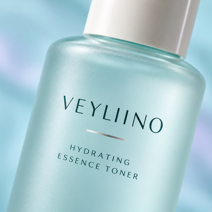 AI-generated toner concept packaging close-up